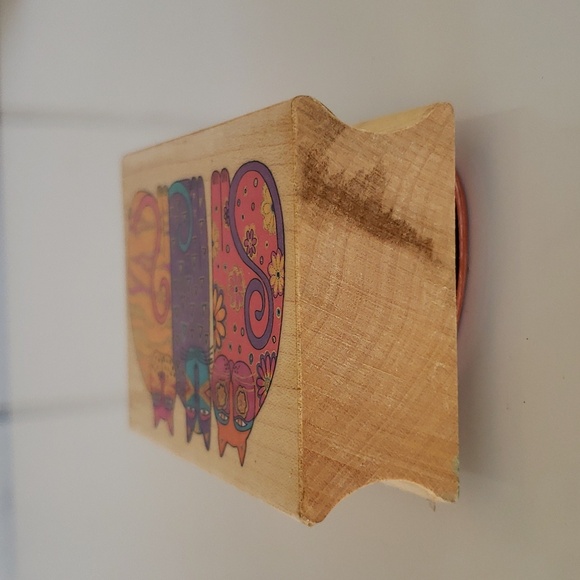 Laurel Burch Stamp 954H Laurel Burch Cat Stamp Laurel Burch 3 Cats - Picture 5 of 10